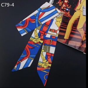 Twilly Silk Scarve For Bag Handle Head Neck‎ Hair